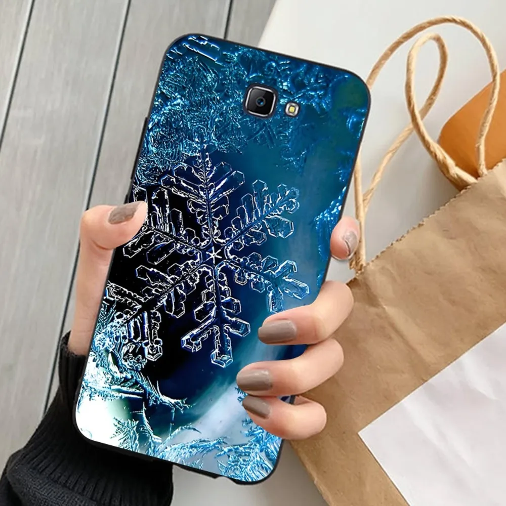 Schneeflocke Winter Handy hülle für Samsung J 7 plus 7Core J7 Neo J6 plus Prime J6 J4 J5 Handy hülle