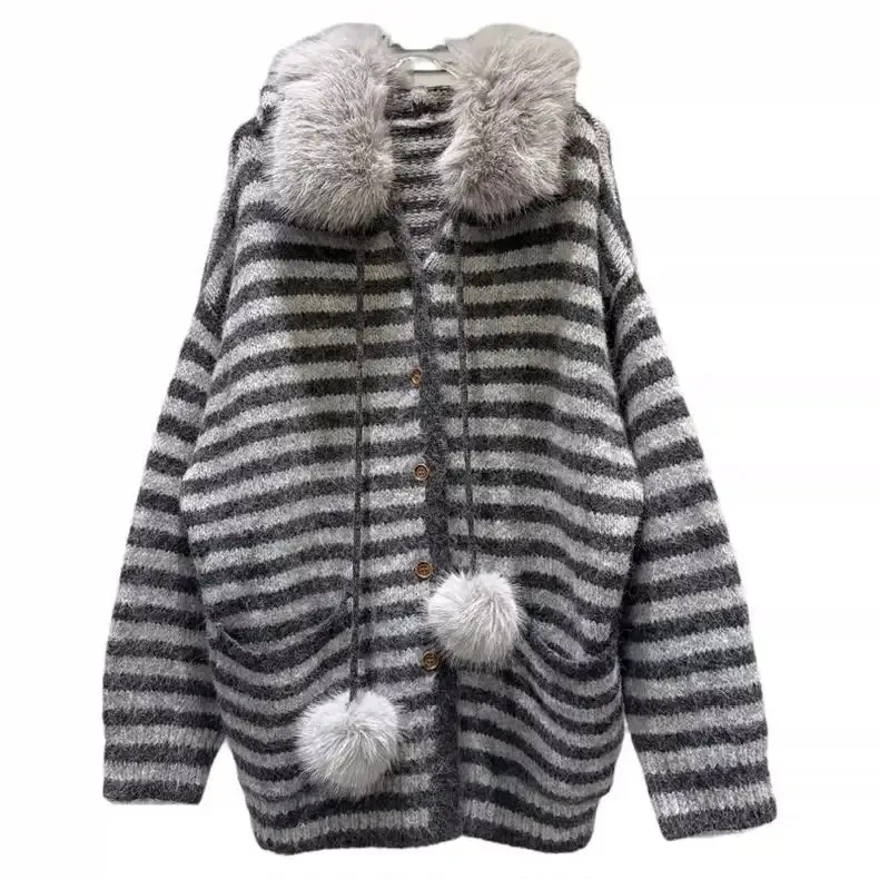 شريط الجرونج الفراء المرقعة مقنعين سترة Harajuku المرأة واحدة الصدر الجرونج معاطف Y2k الجمالية خمر سترة غير رسمية #5