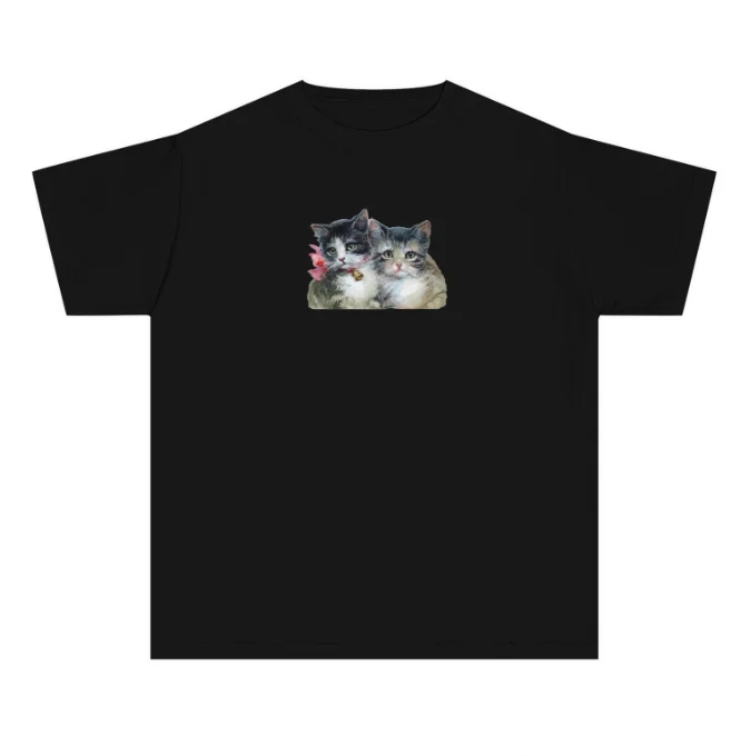 2026 Korean Meme Sleeve Hungry Hamster Ramen Print Tee Cute Foodie Hamster Graphic Casual Streetwear Women Minimalist Loose Tee
