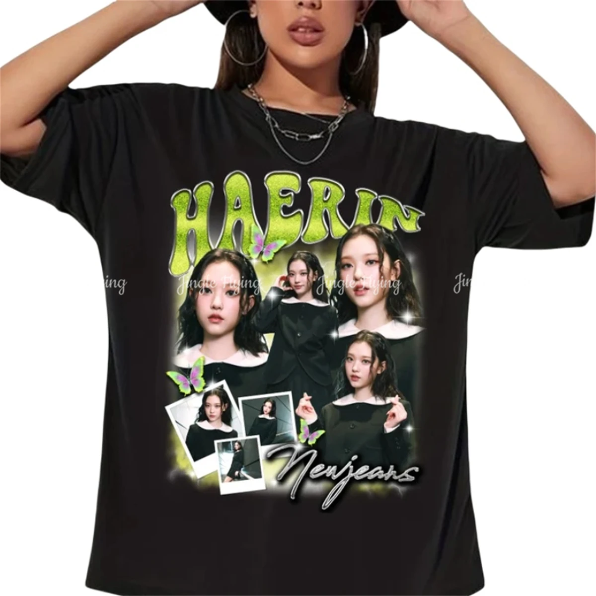 Haerin Newjeans Tshirt Bunnies Camp Unisex Cotton Shirt Get Up Album Tee Minji Hanni Danielle Haerin Hyein