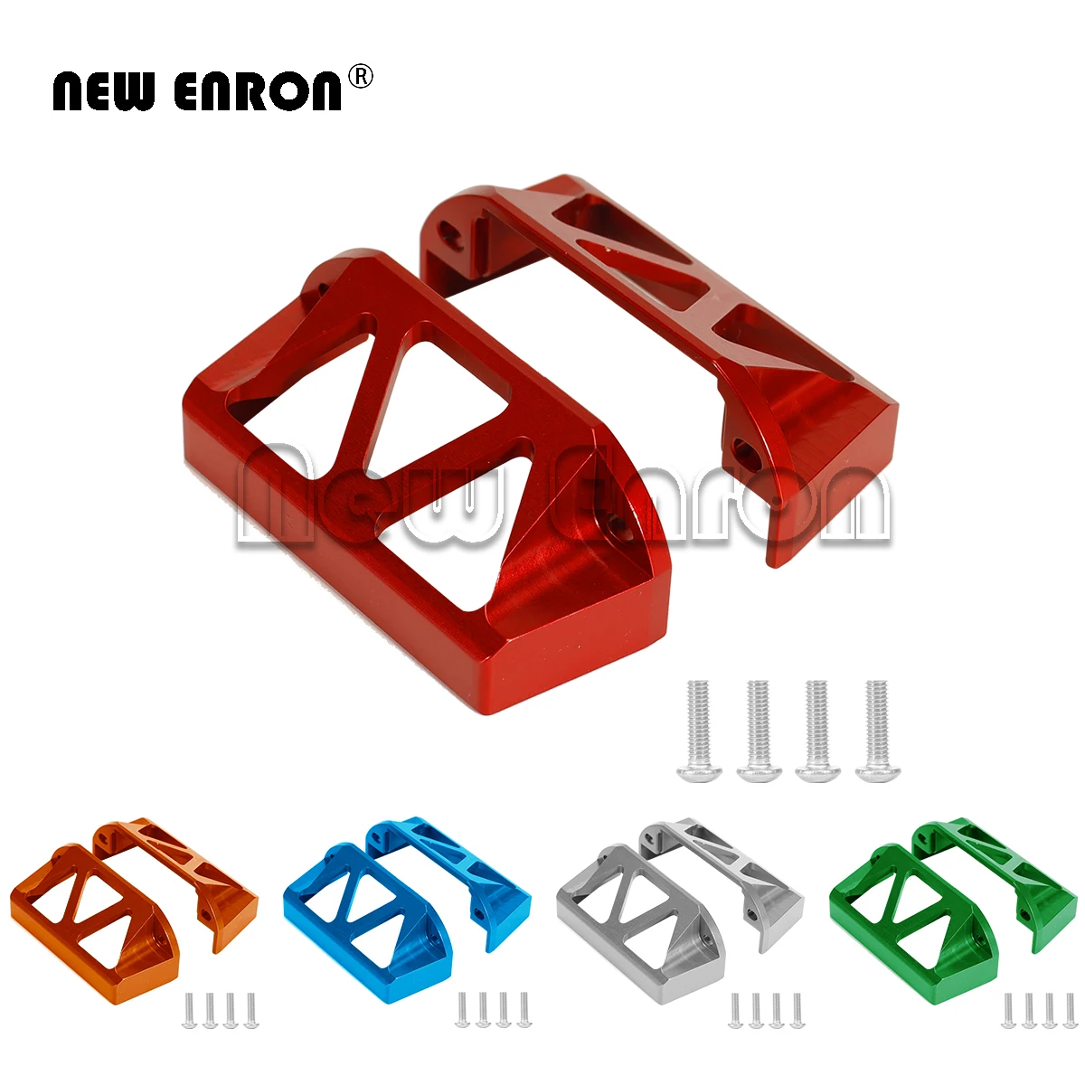 NEW ENRON #5315 1/10 2Pcs Aluminum Steering Servo Guards Protector For RC CAR Traxxas E-Revo Revo 2.0 VXL Summit Slayer Pro 4x4