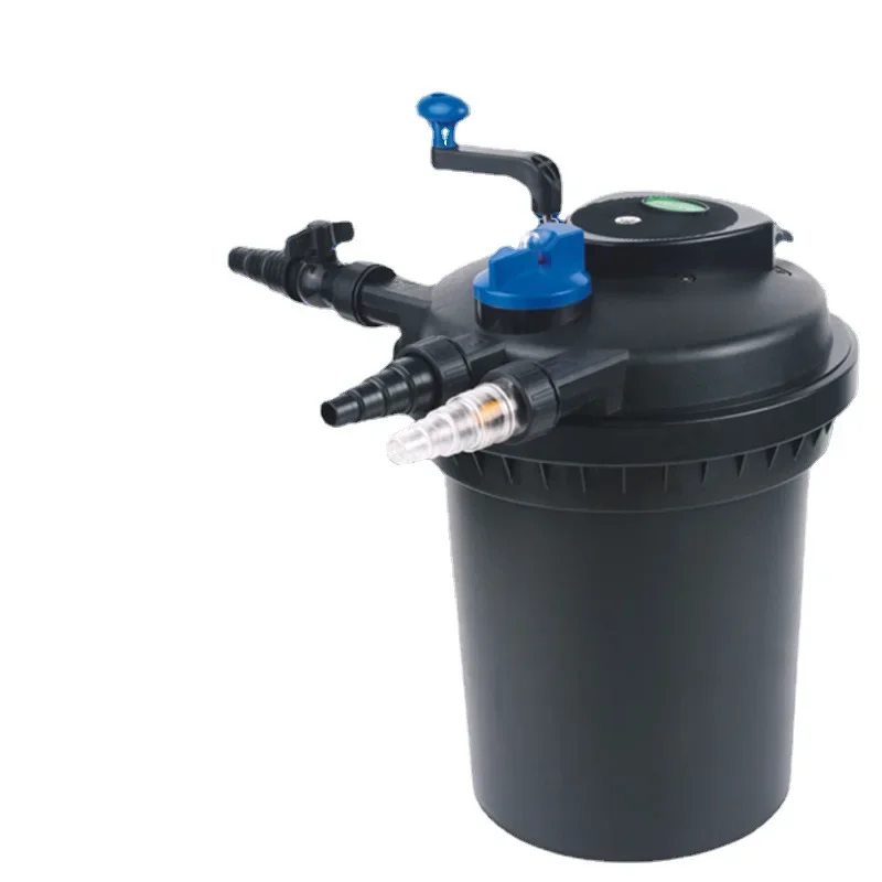 Pond filter system bio pressure pond filter bucket pond fish culture external device