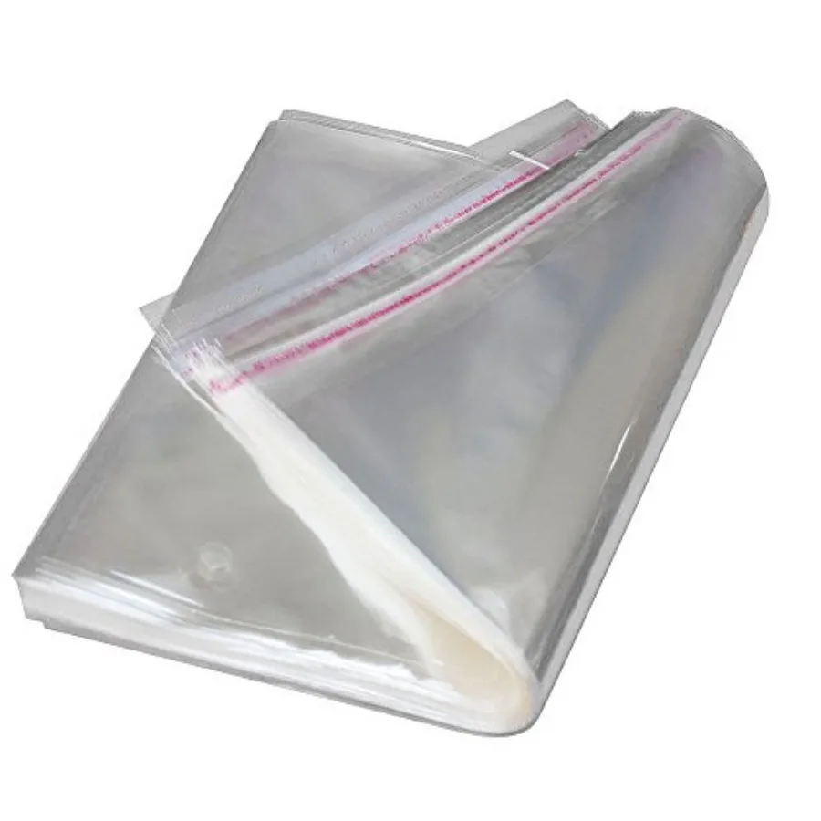 

1000pcs 9 x 12 Inch Clear Poly Bags Bulk Adhesive Self Seal Flap Easy Peel and Stick Clear Bags 2 Mil, Fit for A4 Paper T-Shirt