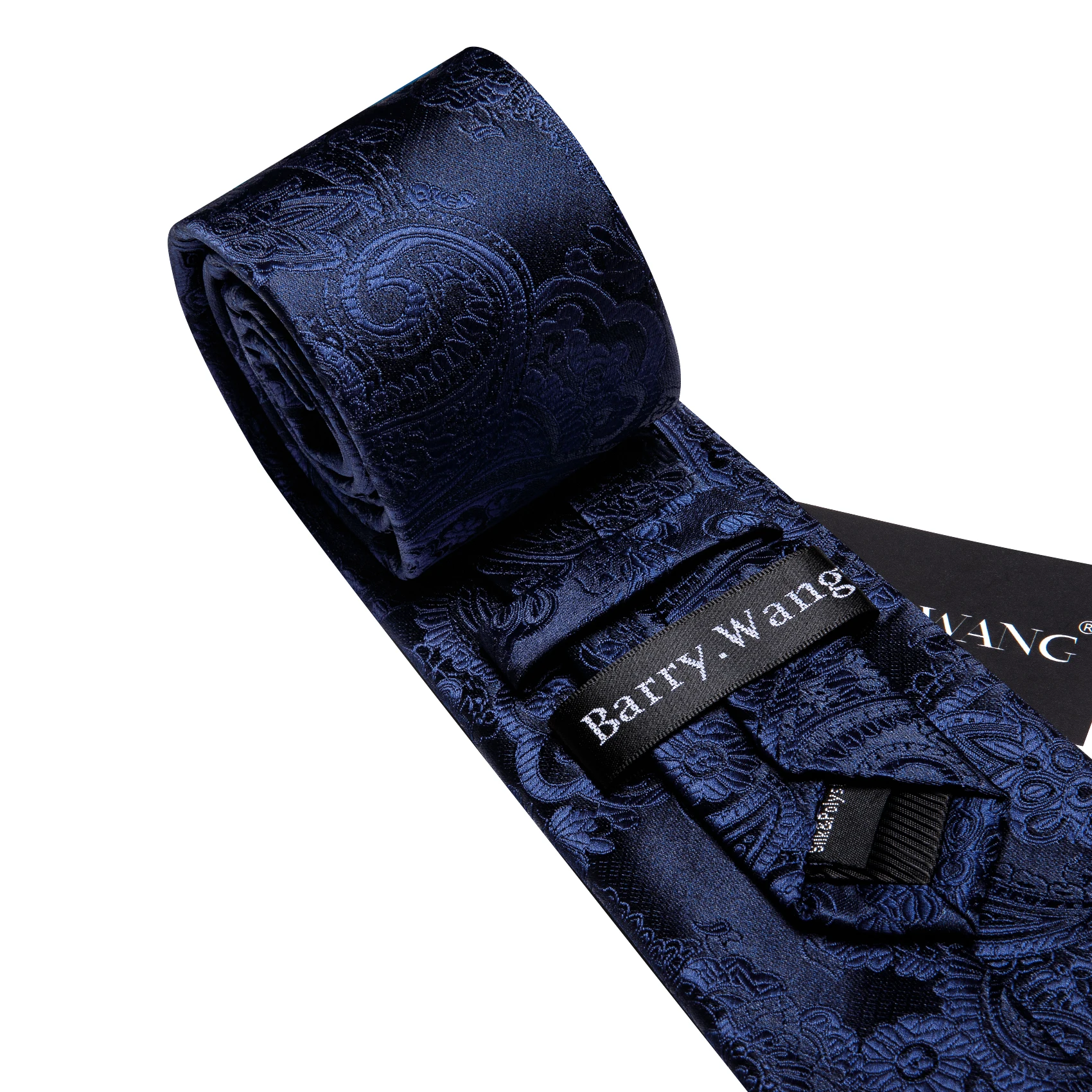 Picture 4: Vintage Glossy Jacquard Paisley Men Tie Set Floral Paisley Necktie Pocket Square Cufflinks Formal Business Wedding Groom Office