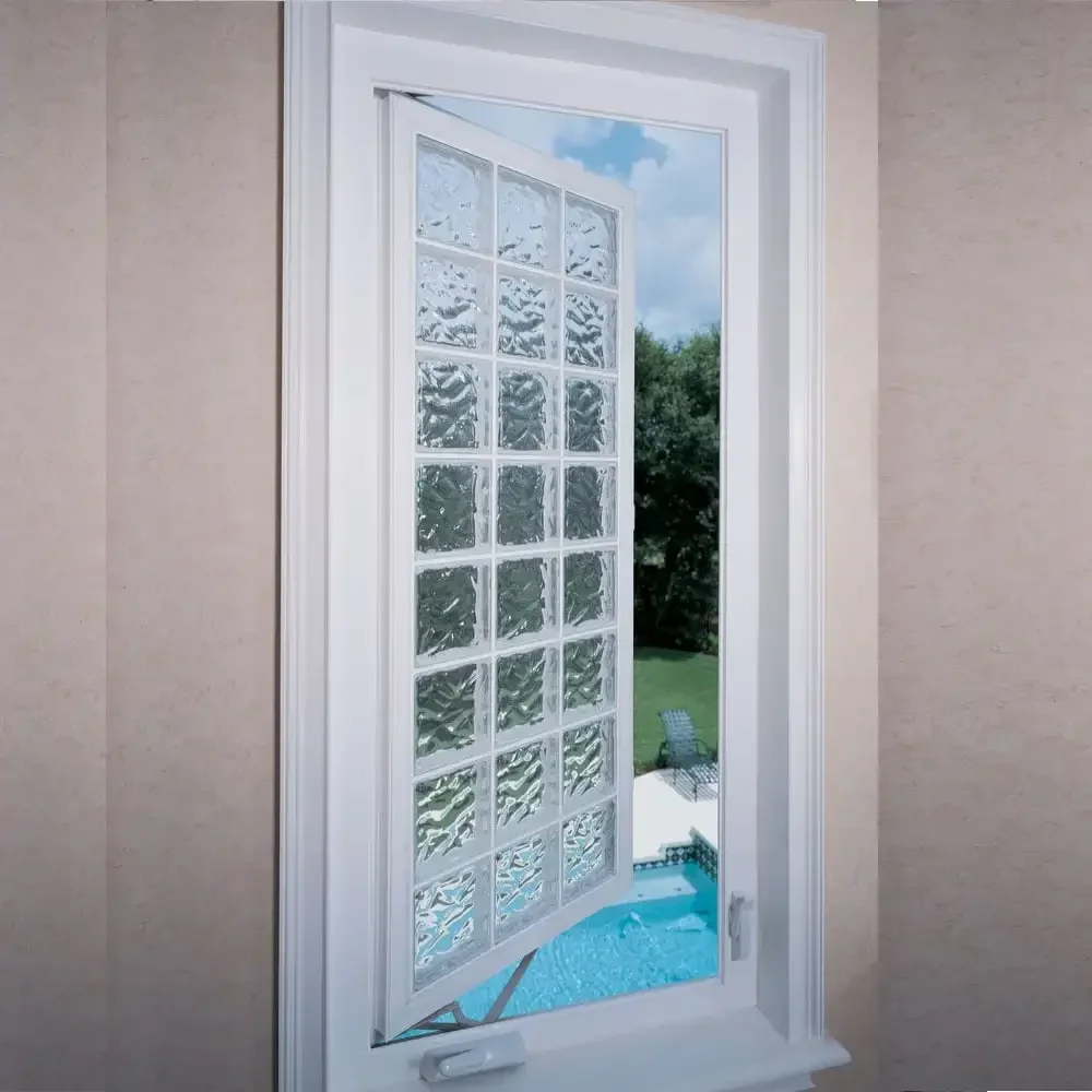 

l For AS 2047 American Standard Tilt Turn Casement Windows Custom UPVC Plastic Exterior with Grill for Houses