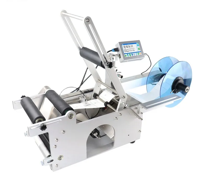 High-quality Semi-automatic Flat Label Applicator Machine, Suitable for Packaging in Plastic Bags, Cartons, Bottles and Bags.