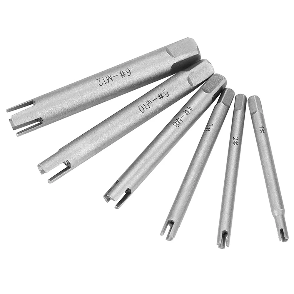 M4-M12 Steel Tap Extractor Set Broken Head Screw Remover Stripped Tap Extractor Drill Bit
