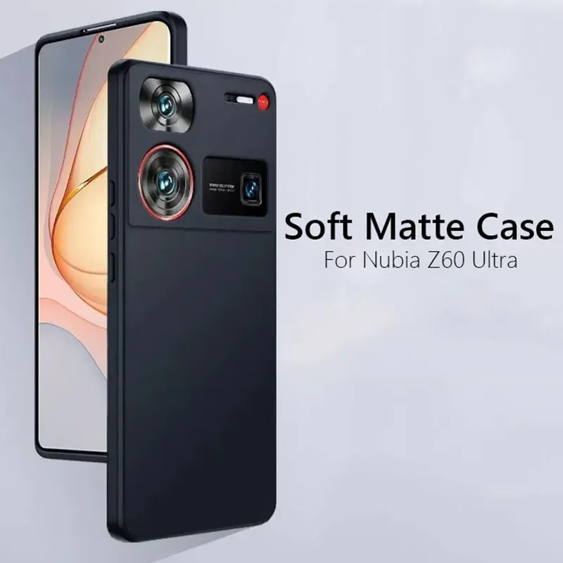 For Nubia Z60 Ultra Case Matte Soft Silicone Back Cover For ZTE Nubia Z60 Ultra Z50Ultra 5G Phone Case