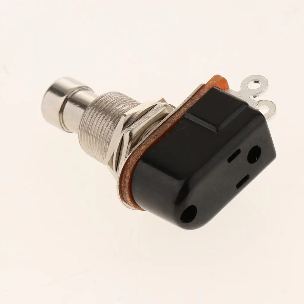 Rustproof Stomp Effect Pedal Metal Switch Stainless Steel Button for Instrument Pedal Applications