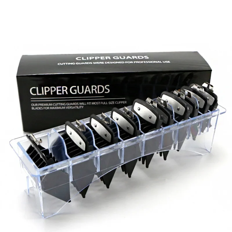 10Pcs/Set Universal Hair Clipper 1.5/3/4.5/6/10/13/16/19/22/25mm Limit Combs Electric Clipper Positioning Comb Replacement Tools