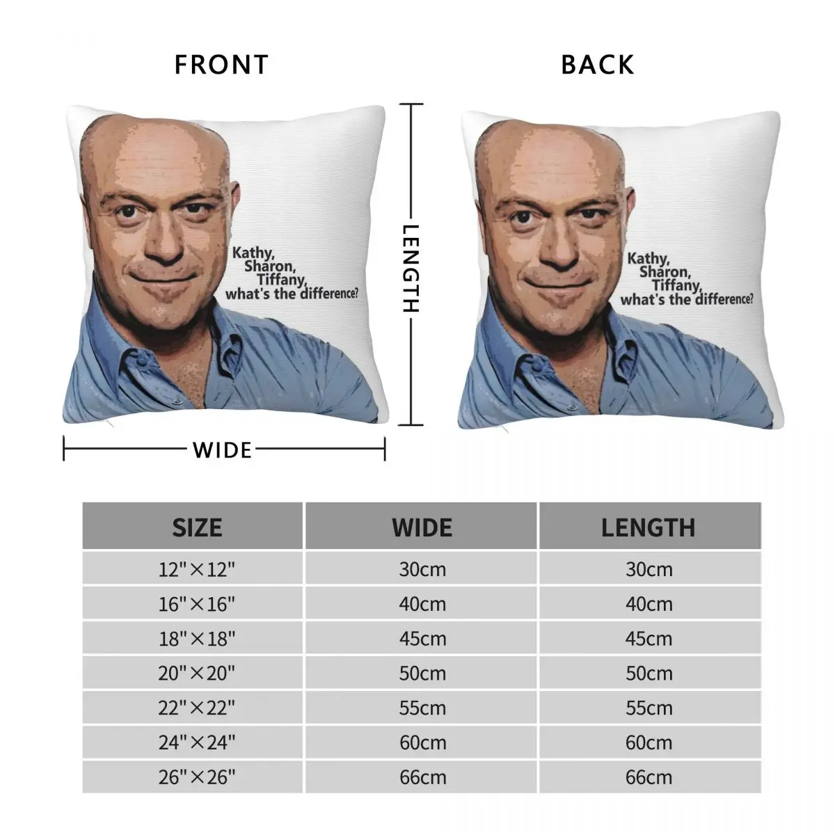 Grant Mitchell Eastenders Square Pillowcase Polyester Linen Velvet Printed Zip Decor Pillow Case Car Cushion Cover