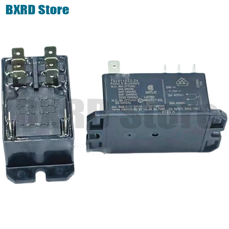 New Original  T92S11D22-24 24VDC/30A two open and two close electromagnetic  12VDC