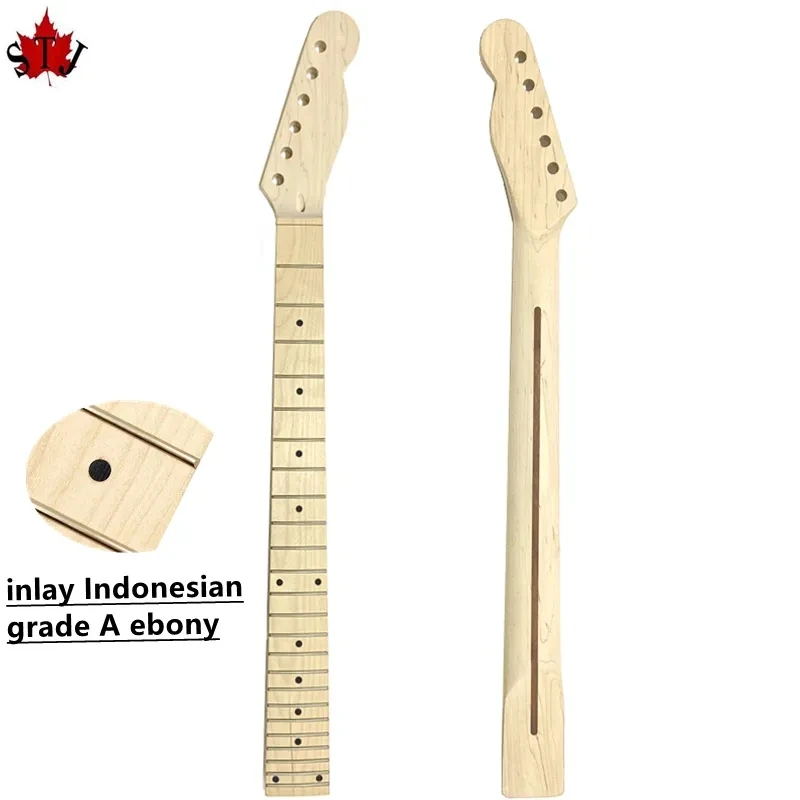 

Best quality unfinished DIY Electric guitar Maple wood Telecaster Replacement head Neck Fingerboard Replacement facility