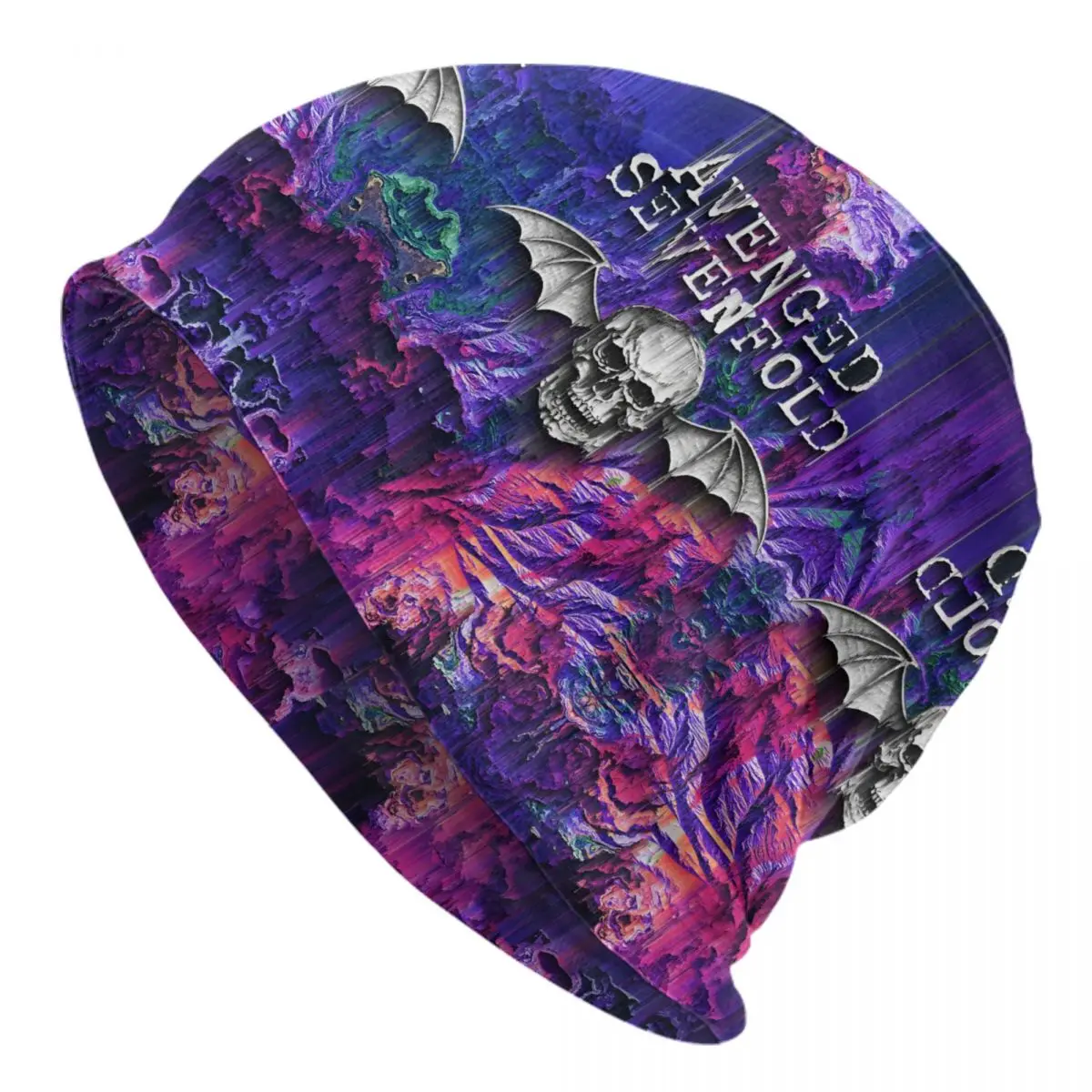Custom A-Avengeds S-Sevenfolds Punk Beanie Cap Unisex Winter Warm Bonnet Femme Knitting Hats Cool Gothic Skullies Beanies Caps