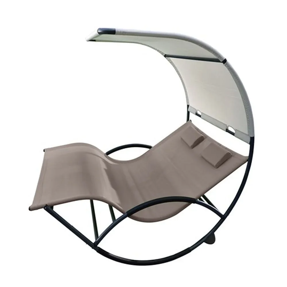 

Aluminum Double Chaise Rocker|