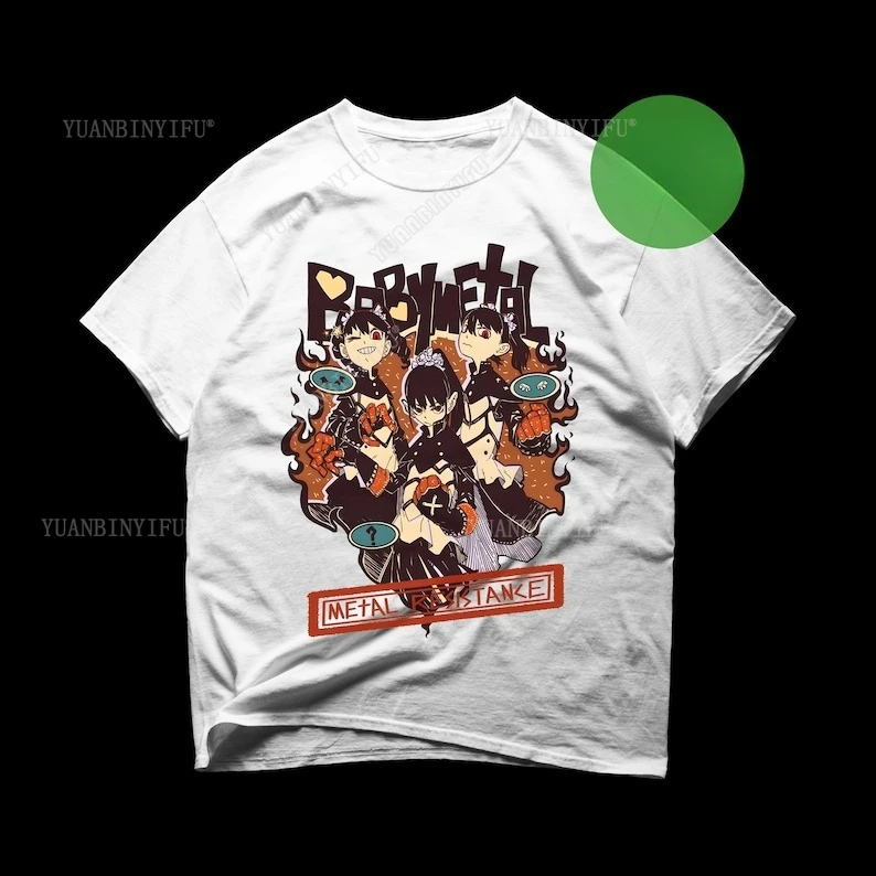 BABYMETAL T-Shirt - Rock Music Shirt - Metal Resistance Album - Gimme Chocolate- Unisex Heavy Cotton Tee