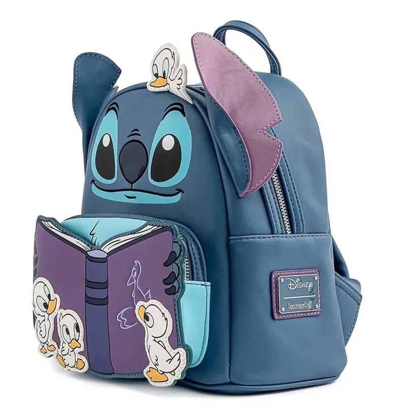 Loungefly Disney 6 Styles Lilo And Stitch Series Story Mini Backpack Story Wallet Backpack Messenger Casual Bag