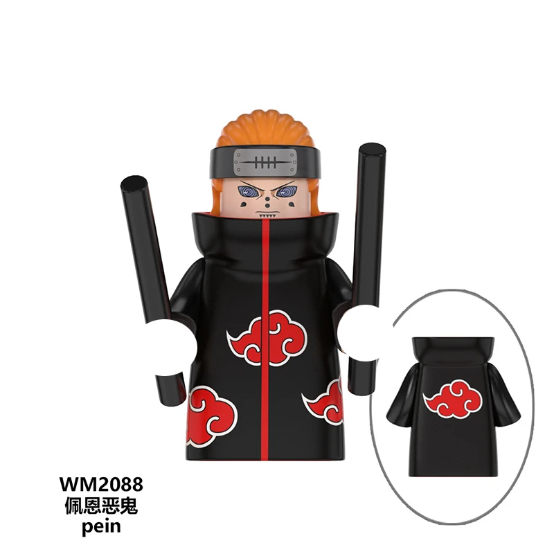 Anime Uzumaki Bakstenen Voor Geschenken Bouwstenen Speelgoed Mini Actie Figuren Minifiguren Collectie Diy Educatief