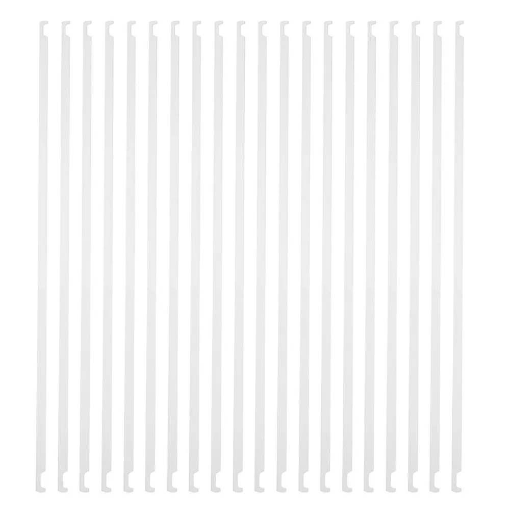 

20Pcs Vertical File Organizer Metal Hanging Bars for Wall Mounted Document Storage Compact File Holder for Office Home