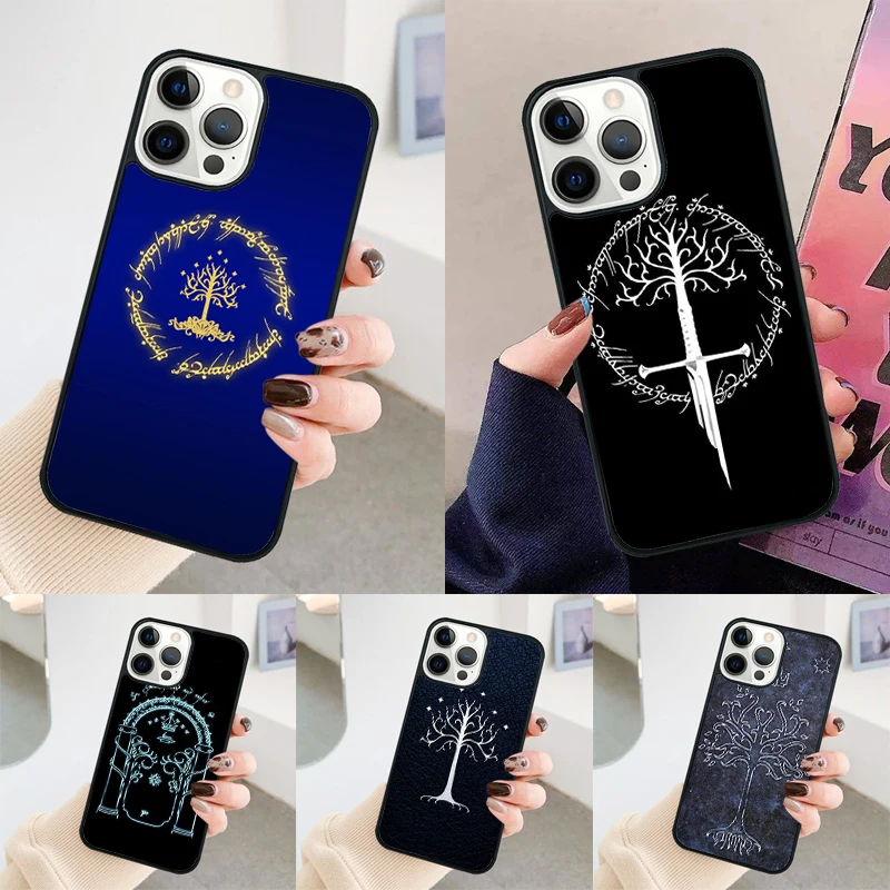 Tree Of Gondor Lotrs phone case Cover For iPhone 14 15 16 Pro Max SE 2020 coque For apple 11 12 13 Pro Max Mini 7 8 Plus