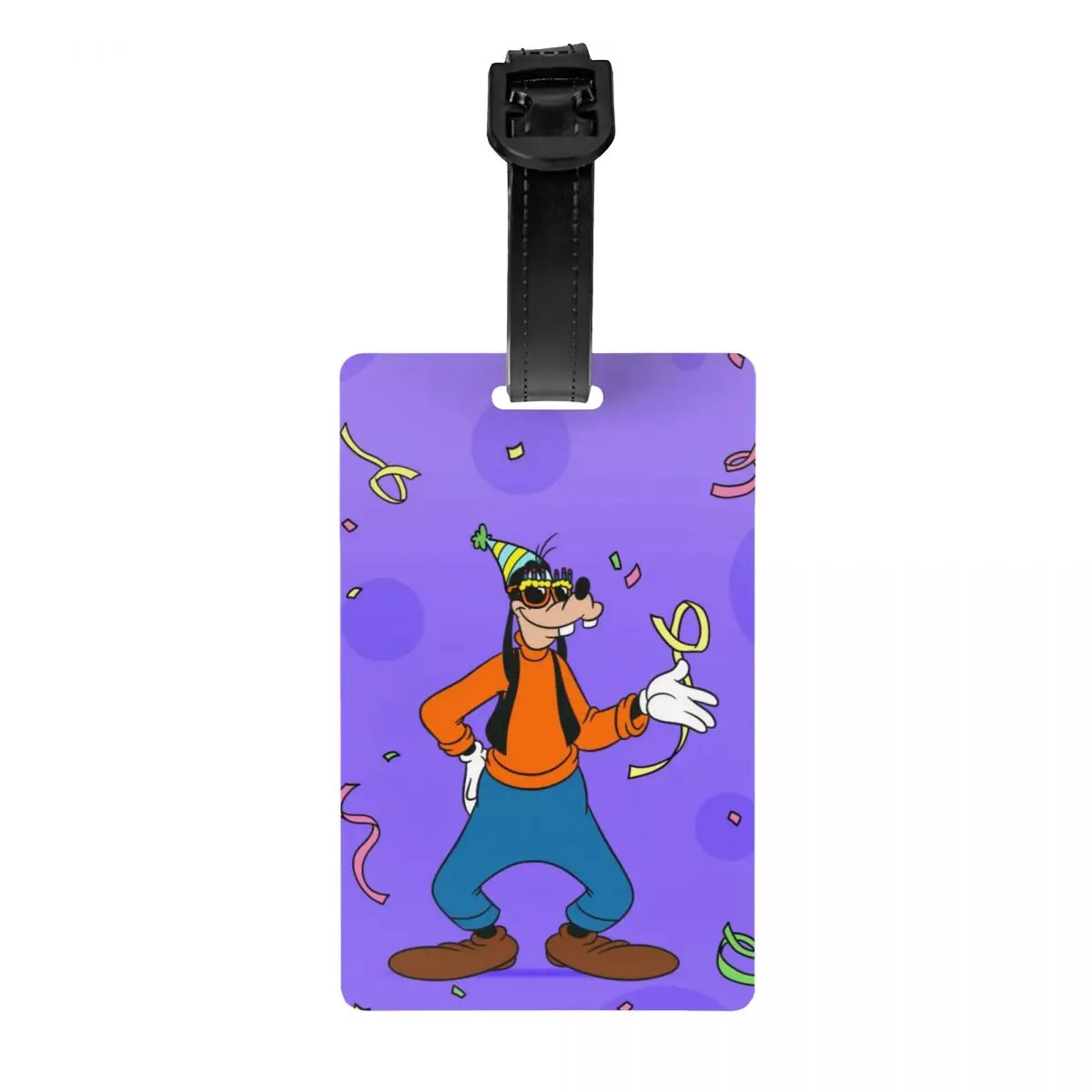 

Custom Goofy Goof Luggage Tag for Suitcases Anime Cartoon Privacy Cover ID Label