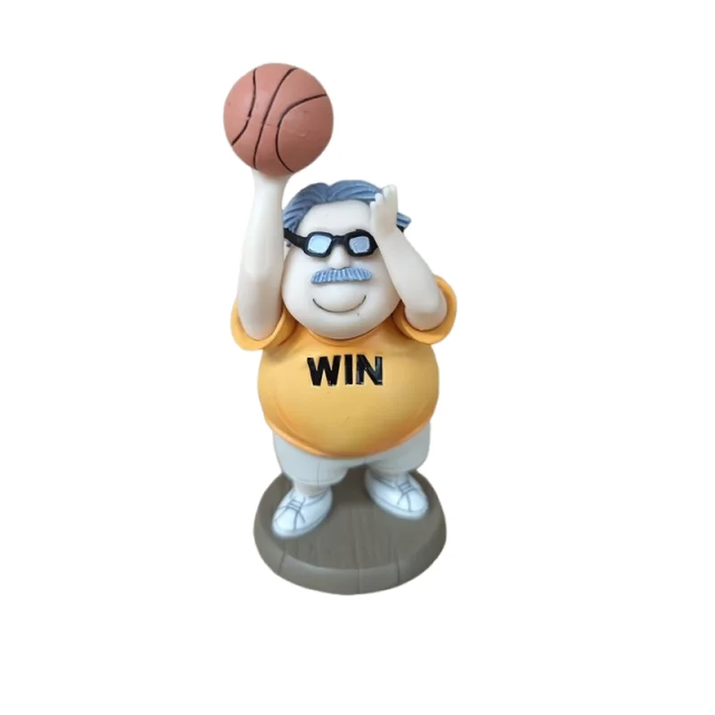 Gk Slam Dunk Mitsuyoshi Anzai Action Figure Pvc Collection Anime 12cm Chibi Coach Shohoku Figurine Ornaments Model Toys Gifts