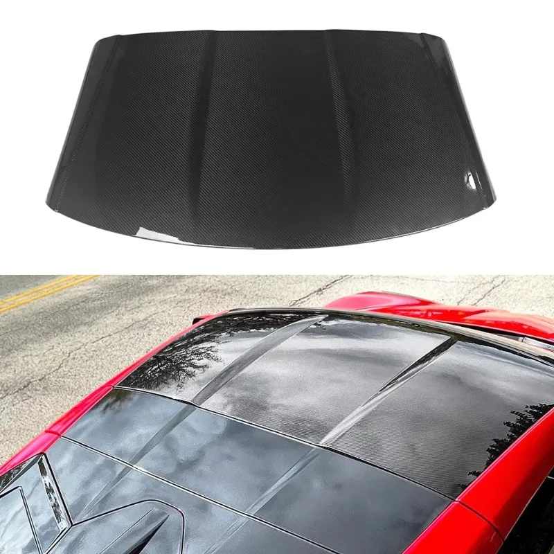 High Quality DRY Carbon Roof Top Targa Panel Replace for Corvette C8 Z51 Z06 Stingray Coupe 2020+