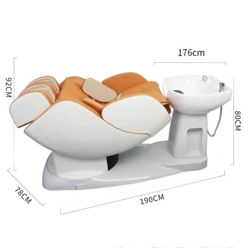 Massage Spa Hair Chair Shampoo Bowl Professional Japanese Beauty reclining salon chair Washbasin Washing Therapy Cadeira Wash