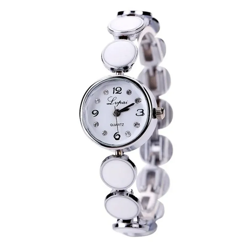 2021 New Women\'S Bracelet Watch Rhinestone Steel Belt Ladies Watch Round Dial Female Watch Quartz Movement Female Clock Gift