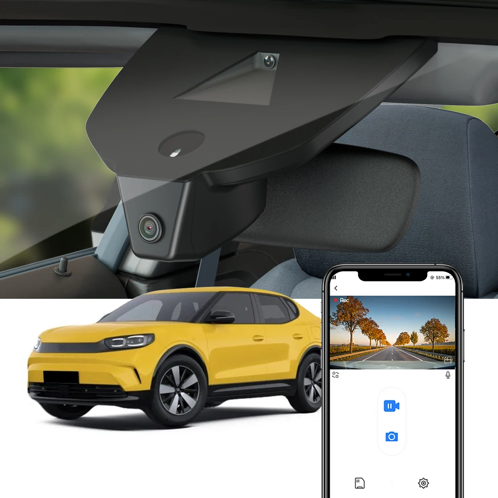 FITCAMX 4K Dash Cam for Ford Capri EV Electric 2024 2025 2026 and Ford Explorer (EV, Electric Only) 2024 2025 2026