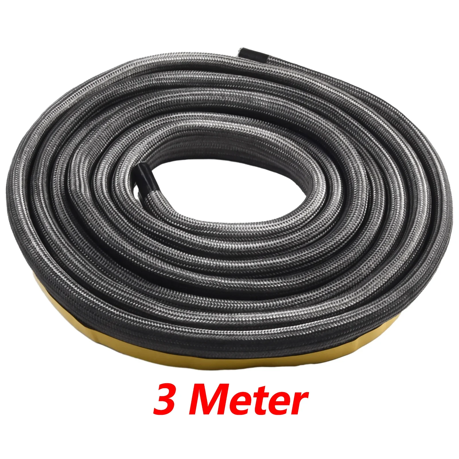 

1 Pcs Self-Adhesive Stove Rope Door Seal Glass Yarns Log Woodburner Stove Oven Fire Glue Black 2/3 Meters Insulation Stoves Part