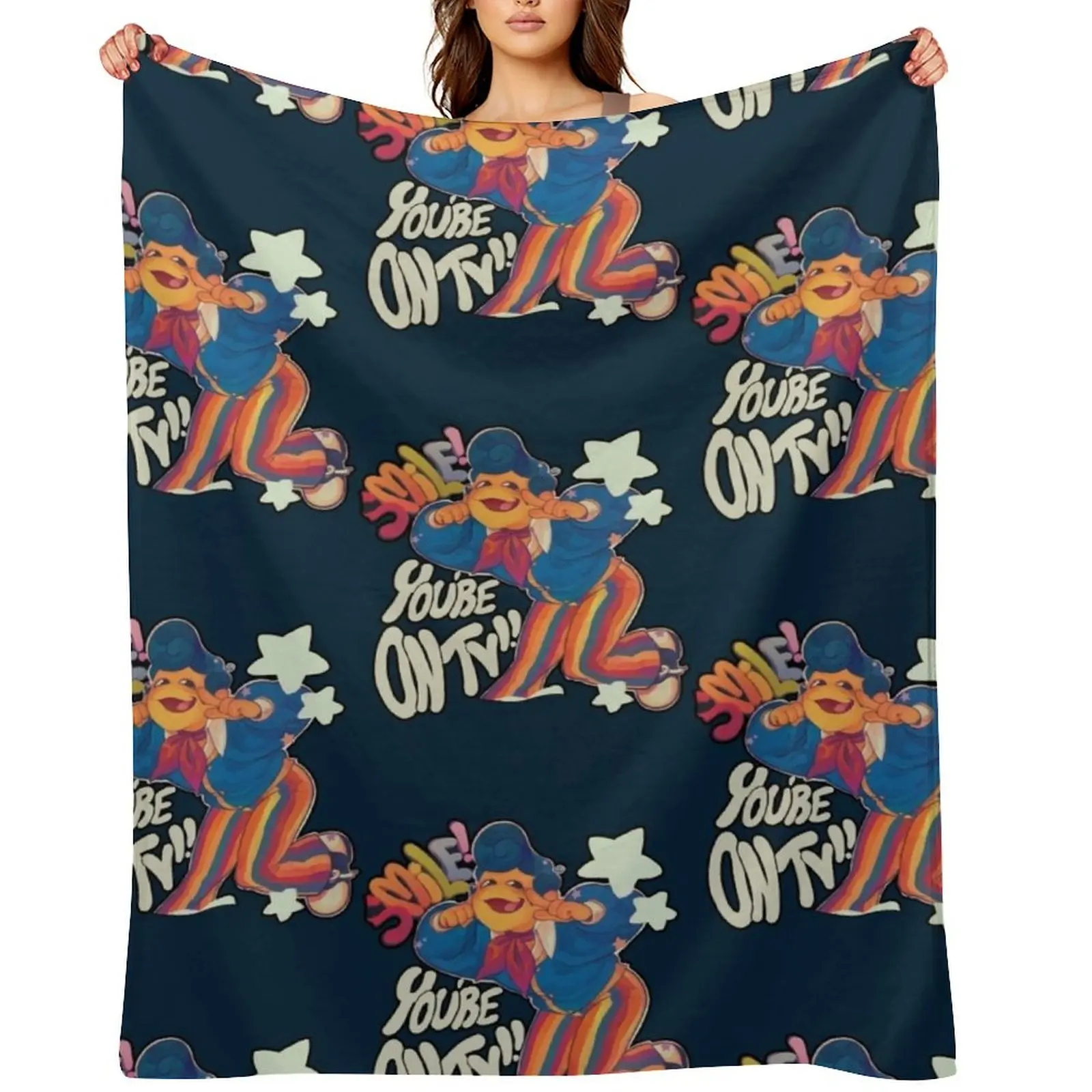 

Wally Darling-Welcome HomeActive Throw Blanket Designers Soft Soft Plush Plaid Shaggy Blankets