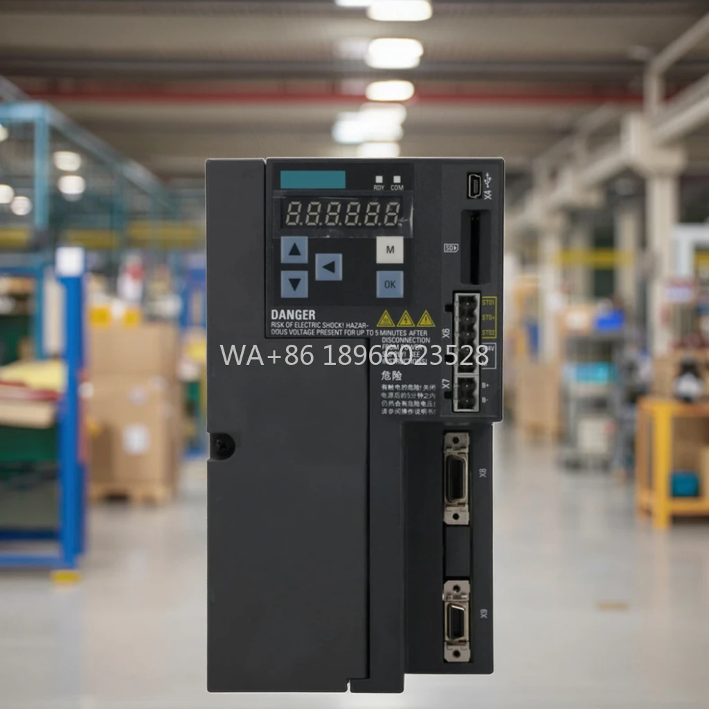 6SL3210-5FE12-0UF0 SINAMICS V90 Servo Drive dengan PROFINET 2kW 380-480V 3 Fase
