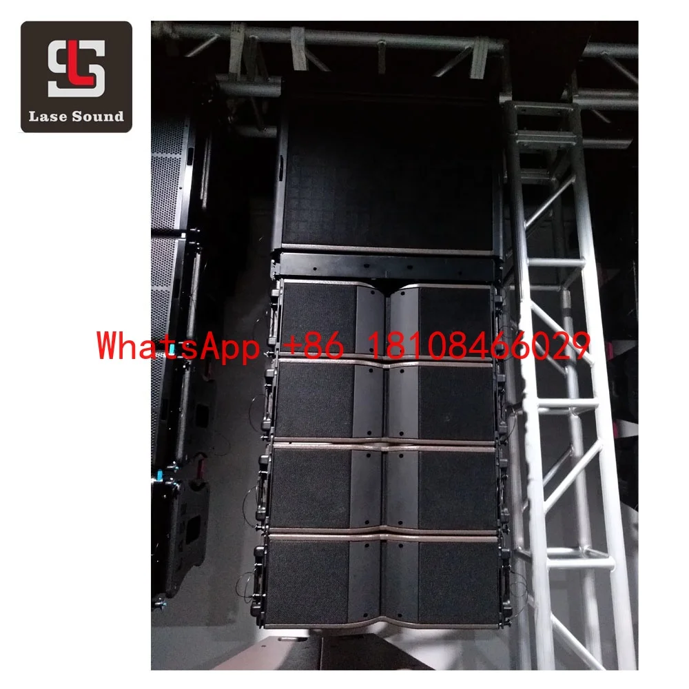 Dual 10-inch Active Line Array Speaker Box PA System 600W Built-in German DSP Outdoor Concert Sound System HARA-10 Professional