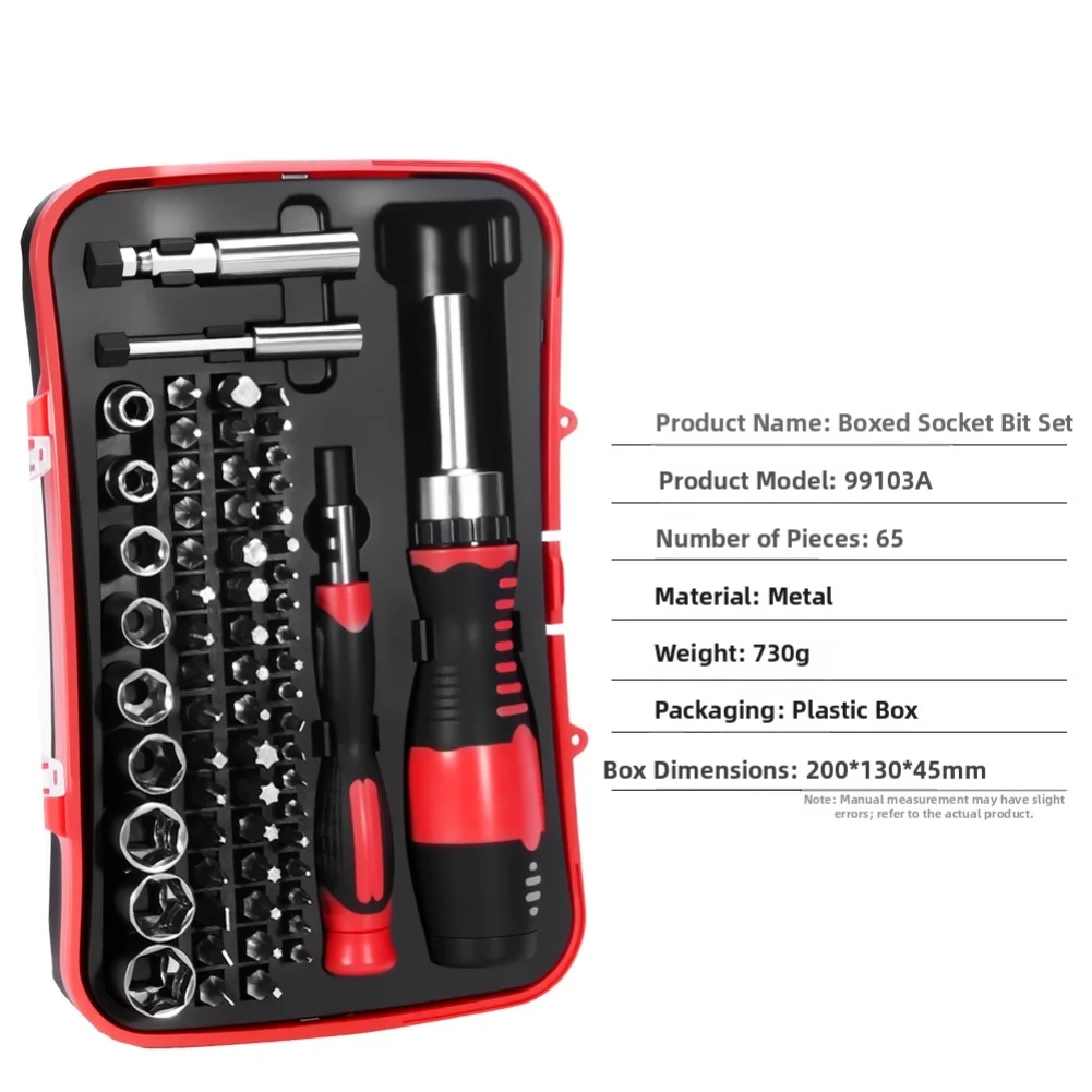 Heavy Duty Ratcheting Screwdriver Set with Magnetic Attachment and Dual Handle Cover for Organized and Convenient Repairs