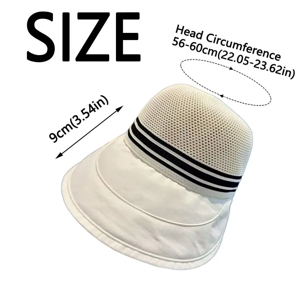 Cappello da spiaggia traspirante per esterni Protezione UV Cappello di protezione solare pieghevole Protezione solare Design a rete Cappello da sole a tesa larga Escursionismo