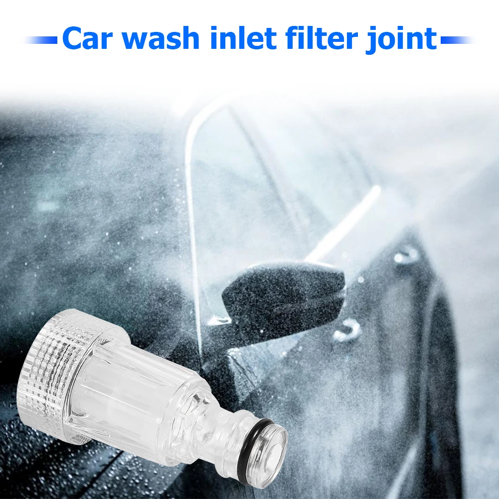 Hogedruk Auto Wasmachine Waterfilter Wasmachine Waterfilter Auto Wassen Spuitpistool Connector Auto Wassen Schoonmaak Accessoires