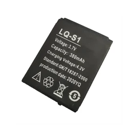 1-4PCS LQ-S1 3.7V 380mAh Rechargeable Lithium Battery For Smart Watch AB-S1 HLX-S1 DZ09 DJ-09 W8 A1 V8 X6 FYM-M9 SCX-M9 QW09