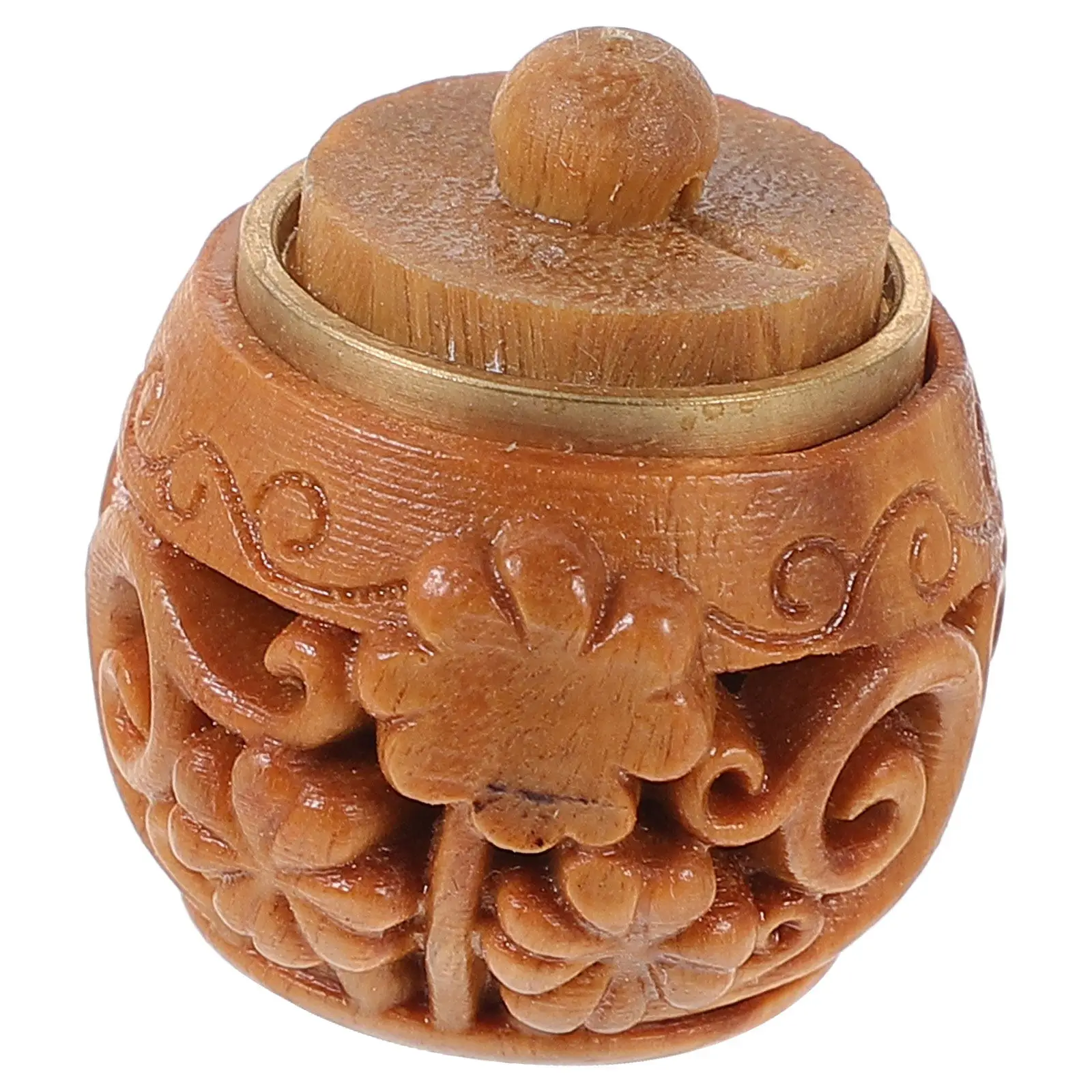 Chic DIY Wooden Pendant Aromatherapy Box Diffuser Hollow Sachet Keyring Accessory Lightweight Smooth Surface Bag Backpack Decor