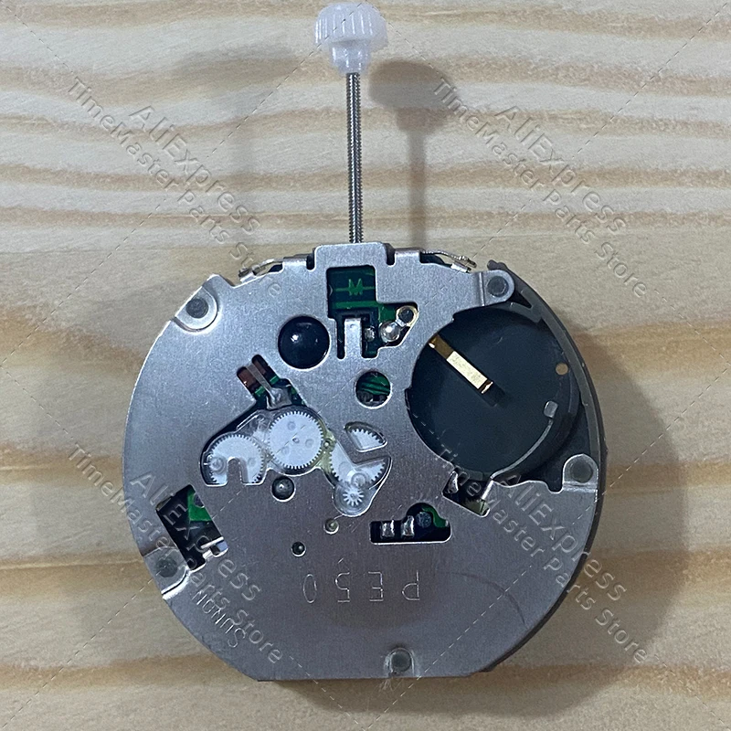 Аксессуары для часов, новый механизм Sunon PE50, шестиконтактный, одиночный календарь 2/6/10, маленькие секунды, многофункциональная кварцевая машина