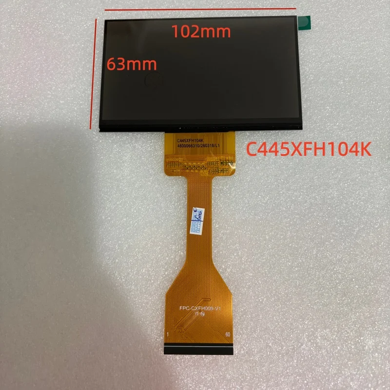 Original 4.45inch FPC-CXFH009-V1 C445XFH104K Projector Matrix Lcd Display Screen Polarized insulating glass