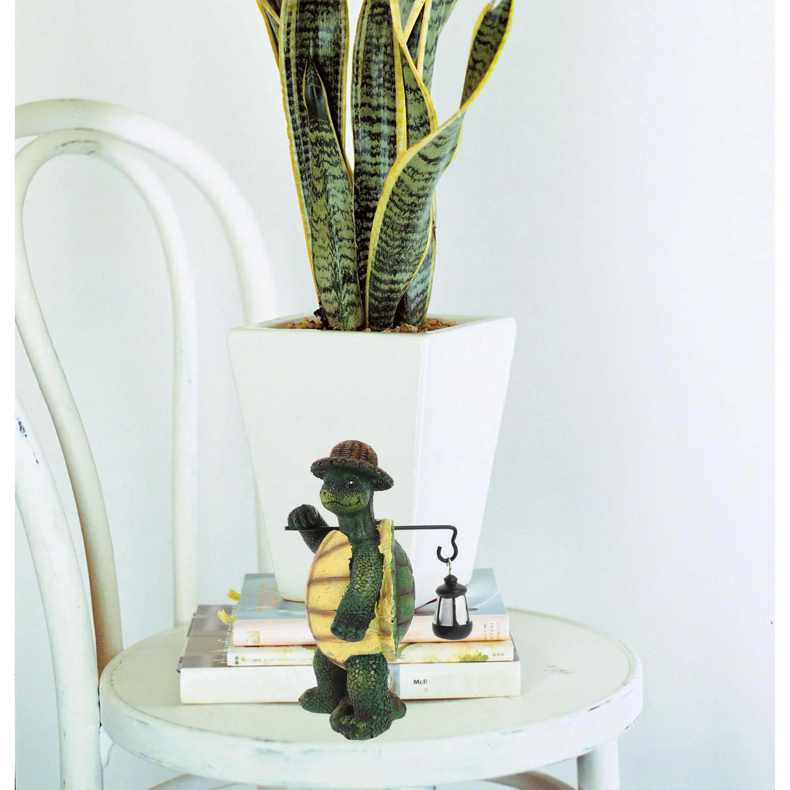 زخرفة سلحفاة من الراتنج، زخرفة سلحفاة رائعة للحديقة الخارجية لساحة البركة، ملحقات المناظر الطبيعية المزخرفة