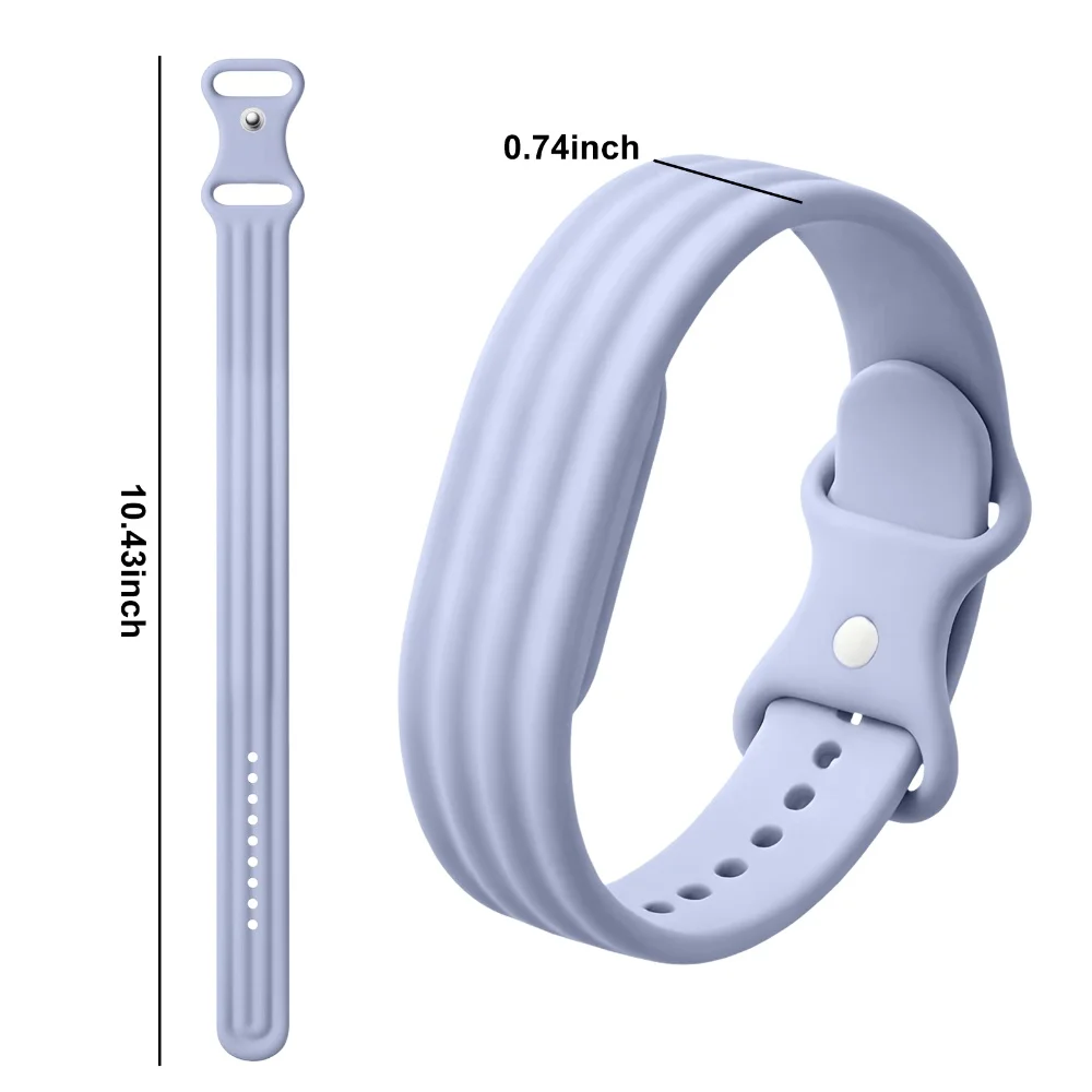 Für Google Fitbit Air Strap Sport-Silikonarmband, verstellbares Ersatzarmband für Fitbit Air Fitness Tracker, Armband-Zubehör