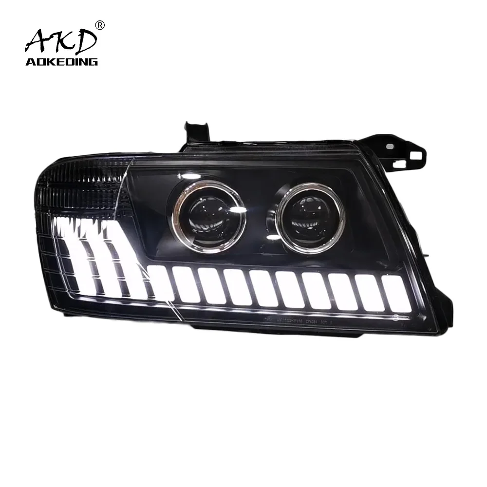 AKD Car Styling for Mitsubishi Pajero V73 LED Headlight Projector Lens 2004-2014 Montero V75 V77 Dynamic Signal DRL Accessories