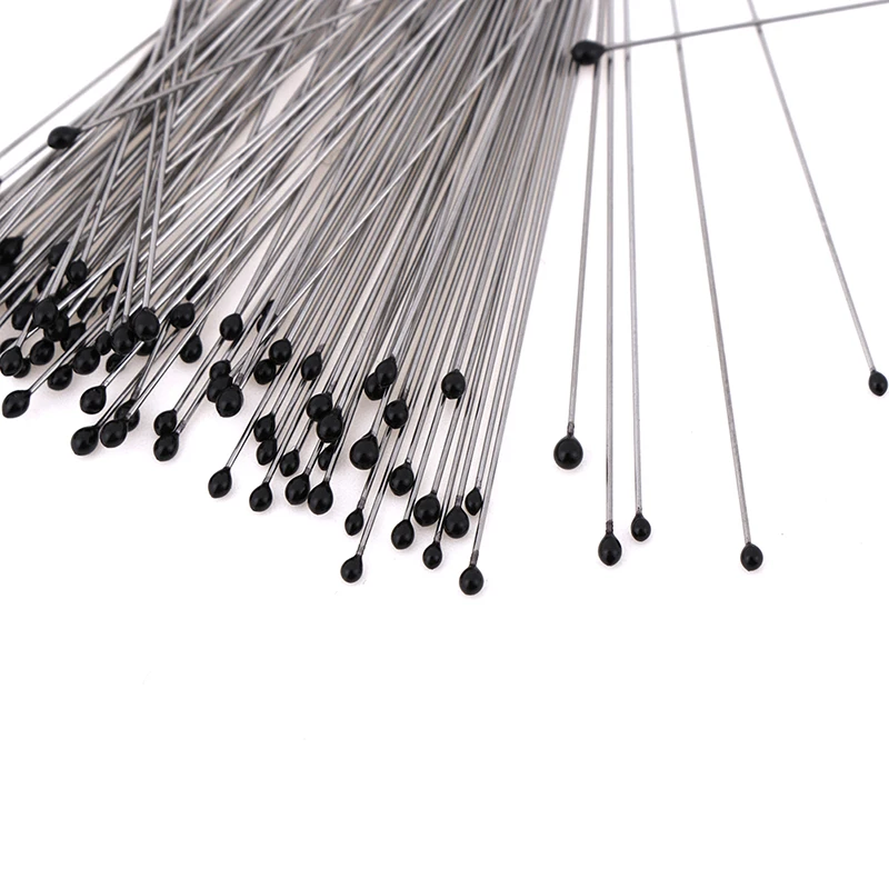 100 PCS Nsect Pins ago per campioni in acciaio inossidabile con scatola di plastica per laboratorio scolastico entomologia ago per insetti dissezione del corpo