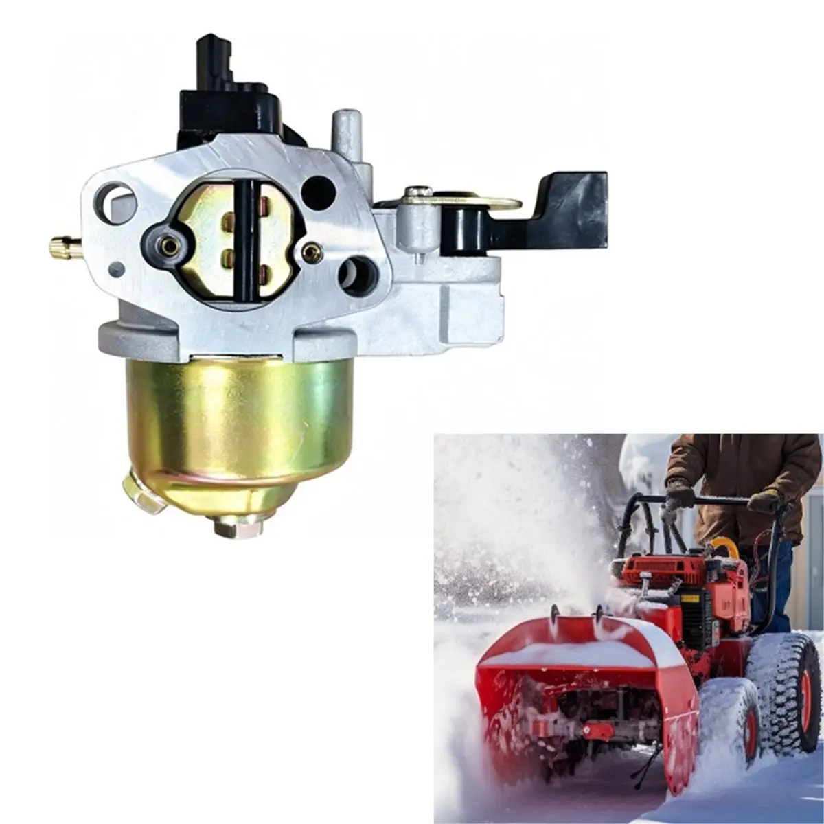 GX160 GX200 168F 170F Snow Blower Carburetors for YB5765 22-Inch 6.5 196cc and PDST24/P