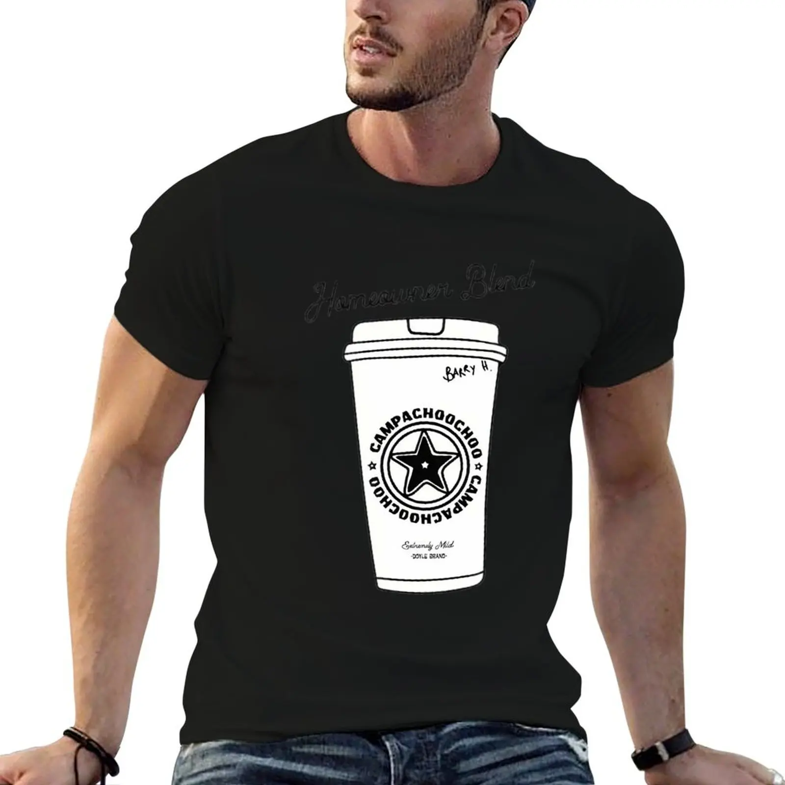 156 Athletico Mince Vintage Style Barry Homeowner Campachoochoo T-Shirt Casual Breathable Short Sleeve Top