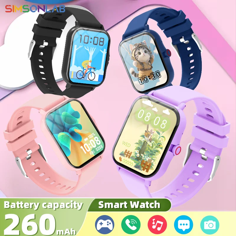 

НОВЫЕ Умные часы с HD-экраном 1,83 дюйма, камерой, управлением музыкой, мультимодовым спортивным режимом, Bluetooth-звонками для Android/iOS, 2026 – Отличный подарок для детей