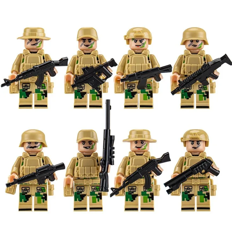 Soldatenpuppen, humanoide Puppen, Minipuppen, Schmuckstücke, Zeichentrickfiguren, Weihnachtsgeschenke für Jungen und Mädchen, Minifiguren – Detail 6