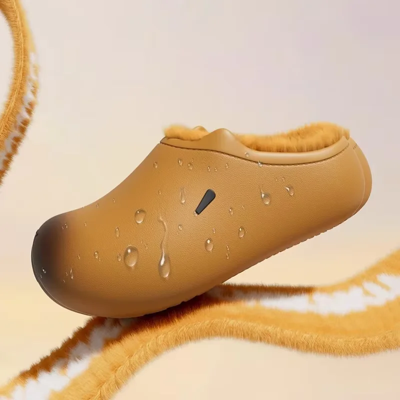 أحذية كابيبارا بيركين اللطيفة للنساء شباشب قطنية مخملية شتوية مقاومة للماء للاستخدام الداخلي والخارجي هدية دافئة مريحة للنساء الأزواج